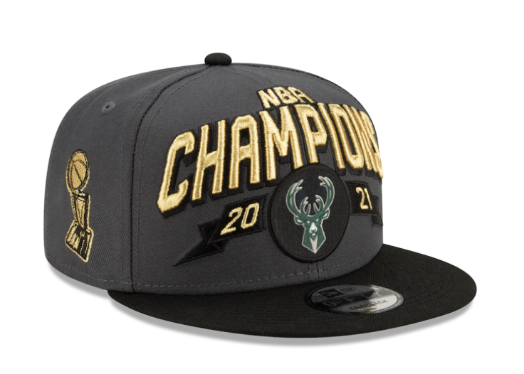 Milwaukee Bucks New Era 2021 NBA Finals Champions Hat