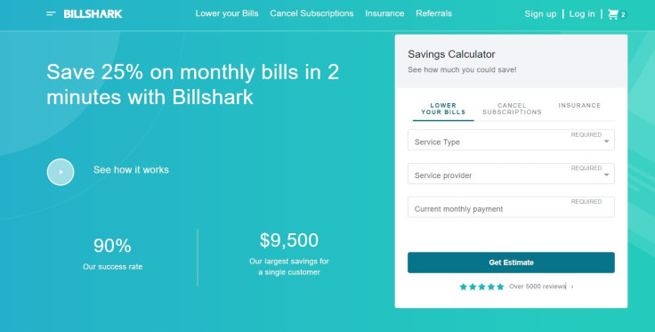 Billshark helps you save money on your bills in no time