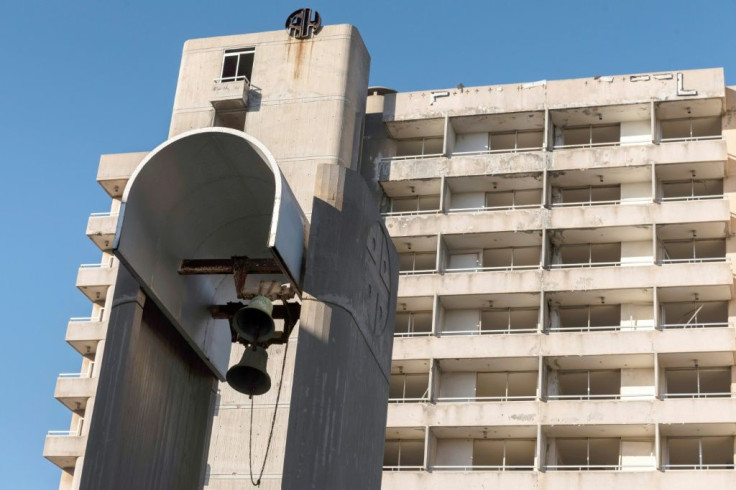A dilapidated hotel in Varosha, a ghost town that Turkish Cypriots plan to reopen
