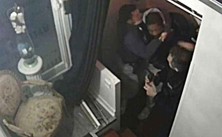 A CCTV camera showed Michel Zecler being beaten up by police officers at his Paris music studio on November 21, 2020.