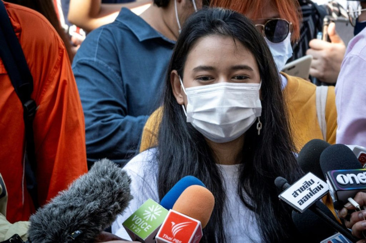 Student leader Patsaravalee Tanakitvibulpon -- better known as "Mind" -- told AFP she was "overwhelmed with joy" by the backing of Germany's Green Party