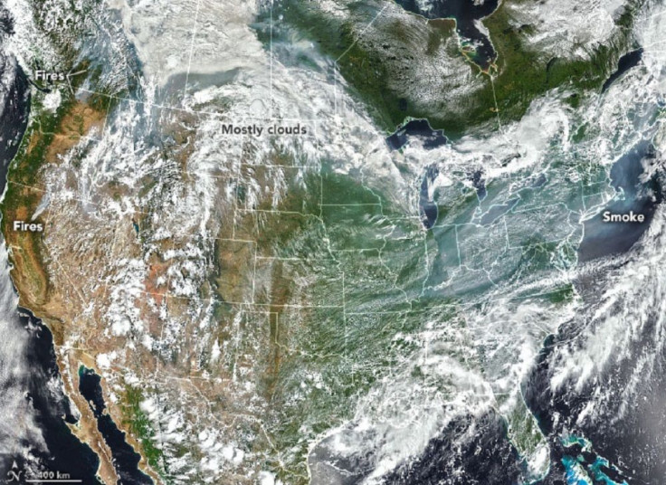 Smoke Over North America