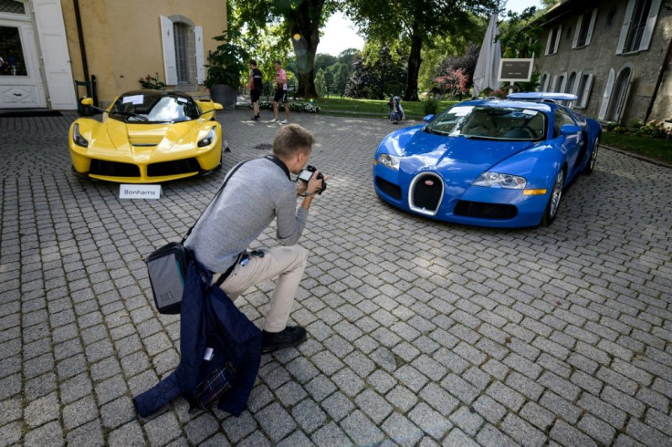 A collection of luxury cars seized from Equatorial Guinea's vice president Teodorin Obiang Nguema were auctioned off in Switzerland 2019: Britain has now announced sanctions against him and four other figures from other countries accused of corruptly plun