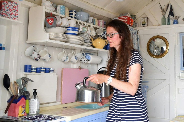 For Melanie Whitehead, 49, her beach hut has been a welcome getaway during the pandemic