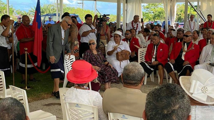 In May, Fiame Naomi Mata'afa was sworn in as prime minister at a ceremony inside a makeshift tent after her FAST party was locked out of the parliament building