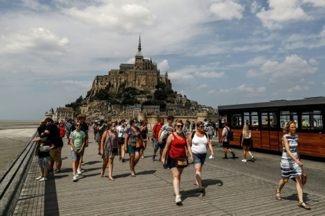 A return of tourism as pandemic restrictions have eased helped boost Europe's economic activity this month