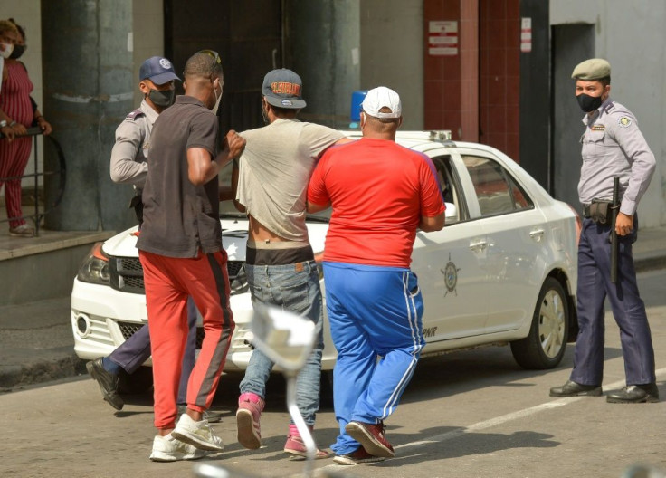 Hundreds in Cuba were arrested for protesting and many now face charges of contempt, public disorder, vandalism and propagation of the coronavirus epidemic for allegedly marching without face masks