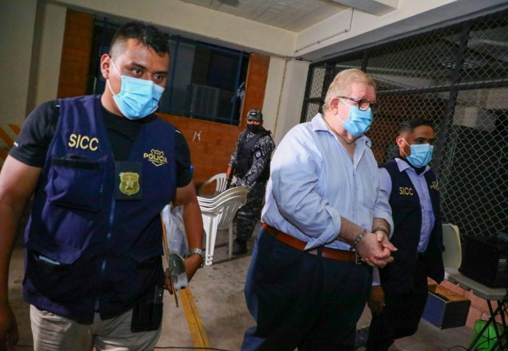 Ex-minister Carlos Caceres is among those arrested on charges of embezzling state funds
