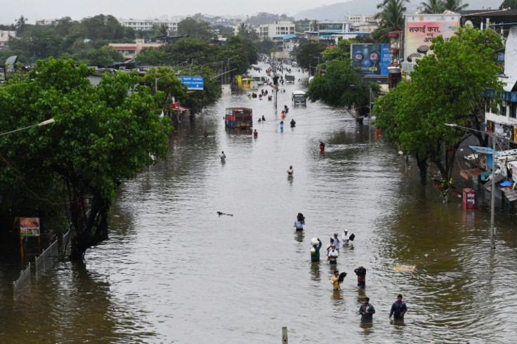 Flooding is common during India's monsoon season but climate change is making the monsoon stronger, according to a report from the Potsdam Institute for Climate Impact Research