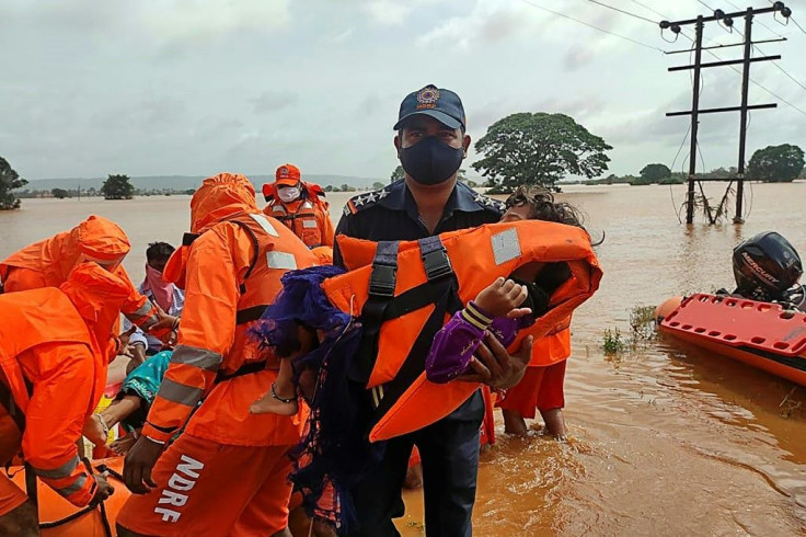 India's western coast has been inundated by torrential rainfall