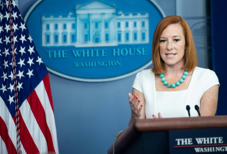 White House Press Secretary Jen Psaki describes diplomacy with China during a press briefing