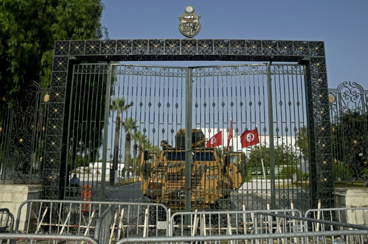 Tunisia's army barricaded the parliament building in the capital Tunis on July 26