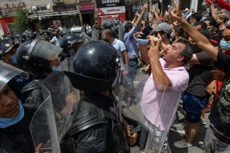 Anti-government demonstrators have also clashed with security forces since the political crisis erupted