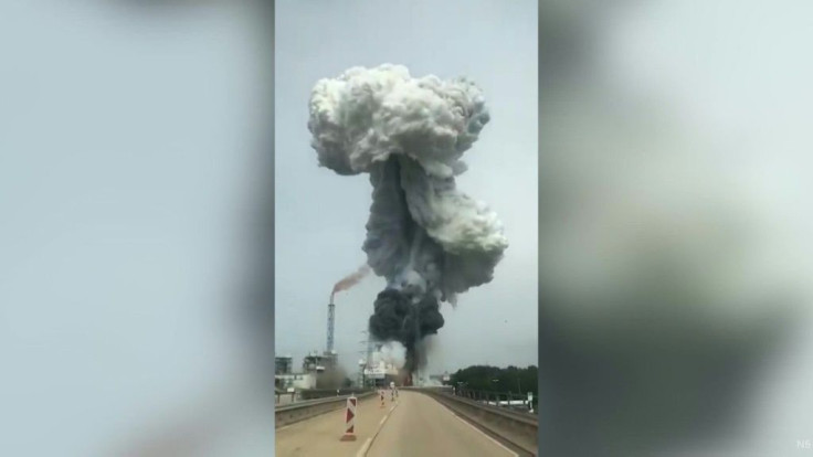 Deadly German chemical park blast sends massive plume of smoke into sky