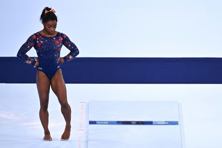 USA's Simone Biles arrived in Japan as one of the headline acts of the pandemic-postponed 2020 Games, shouldering an immense weight of expectation