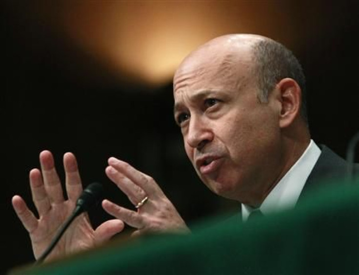CEO of Goldman Sachs Blankfein delivers testimony before the Senate Homeland Security and Governmental Affairs Investigations Subcommittee hearing on &quot;Wall Street and the Financial Crisis: The Role of Investment Banks&quot; on Capitol Hill in Washing