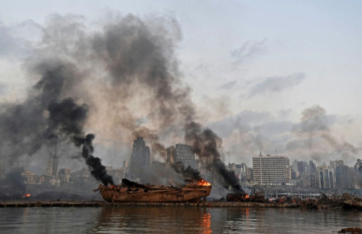 The apocalyptic scene at Beirut port on August 4, 2020