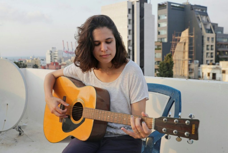 Musician Julia Sabra says she now feels unsafe at home in her building facing Beirut port