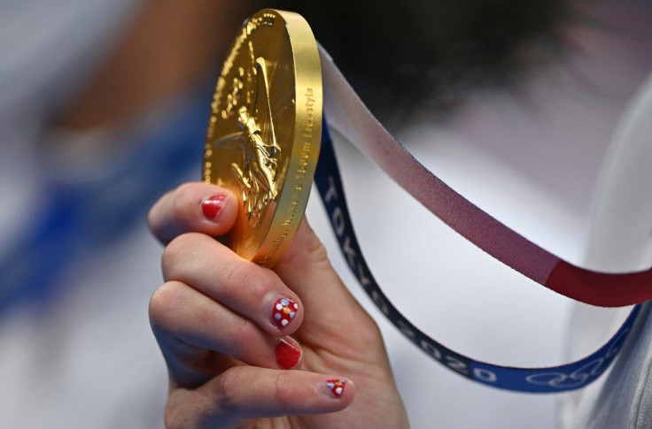 Katie Ledecky won the inaugural women's 1500m gold medal