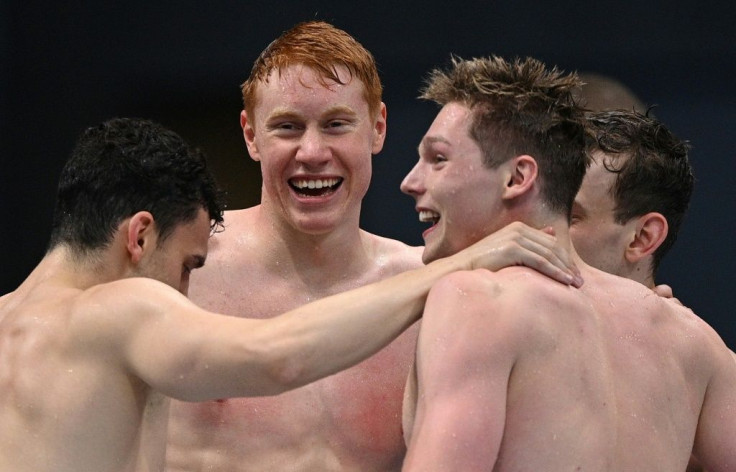 Great Britain won the men's 4x200m freestyle relay