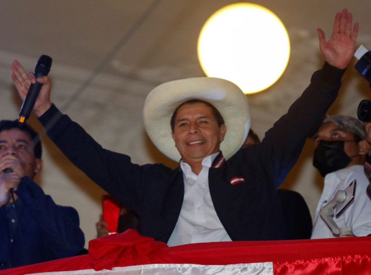 Pedro Castillo was proclaimed Peru's president-elect six weeks after a polarizing vote of which the results were delayed by claims of electoral fraud from his right-wing rival, Keiko Fujimori