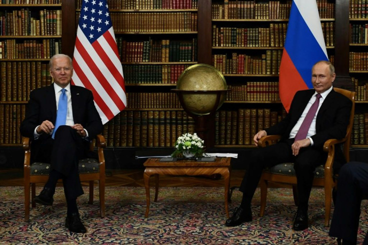 US President Joe Biden and Russian President Vladimir Putin meet in Geneva on June 16, 2021