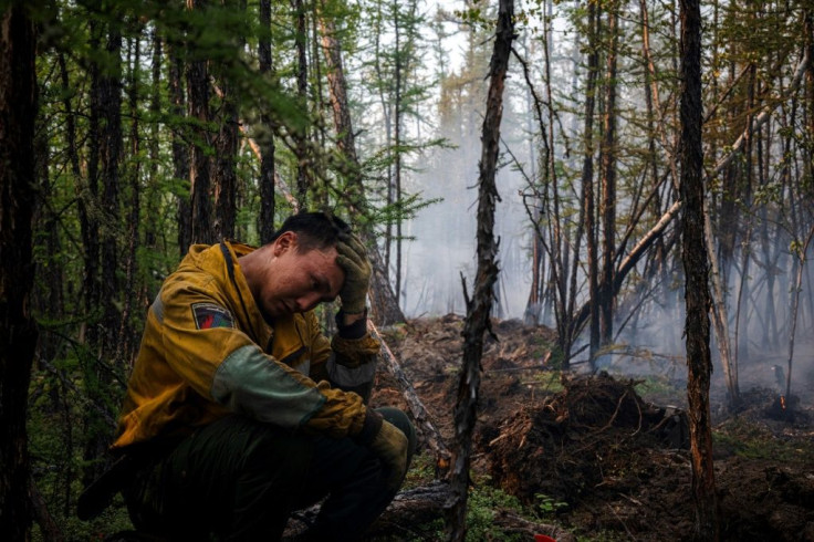 The forest protection team has lost track of how many blazes they have tackled since late May as Siberia's Yakutia suffers through another ever-worsening wildfire season