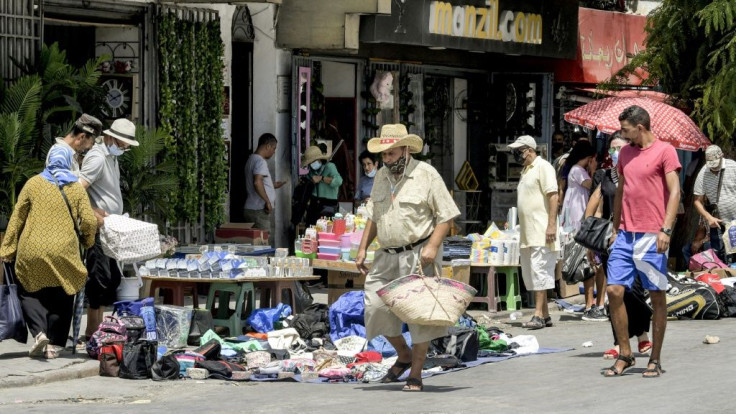 Tunisia's economy last year contracted by more than eight percent as the Covid pandemic battered the tourism-reliant economy. The dinar currency has plunged by about 50 percent over a decade, and debt has reached 100 percent of GDP