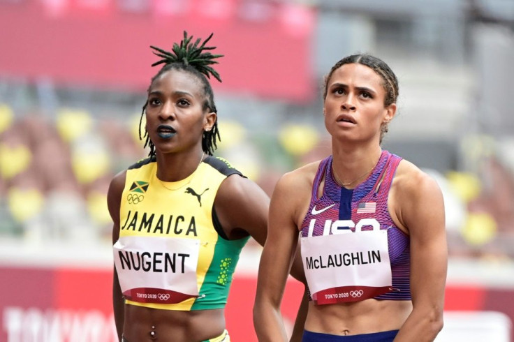 Sydney Mclaughlin and her predecessor as women's 400 metres hurdles world record holder Dalilah Muhammad sparkled on the track but off it Nigerian sprinter and 2008 long jump silver medalist Blessing Okagbare failed a dope test