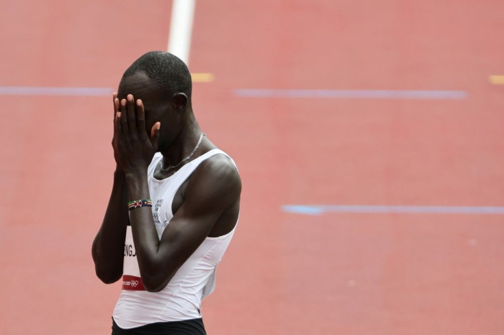 Refugee Olympic Team's James  Chiengjiek second Games campaign ended in tears after he finished a tailed off last following a fall in his 800 metres heat in Tokyo