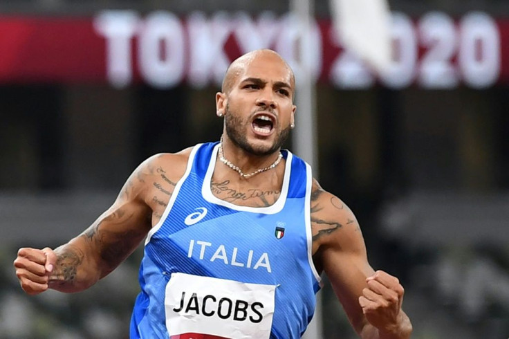 Italy's Lamont Marcell Jacobs pulled off a surprise victory in the Olympic 100 metres
