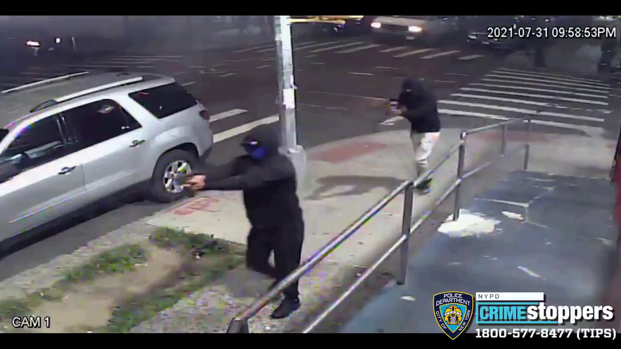 Queens Mass Shooting Video Shows Suspects Firing At Crowd, 10 Injured
