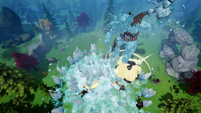 Tribes of Midgard features battles against enemies of gigantic proportions