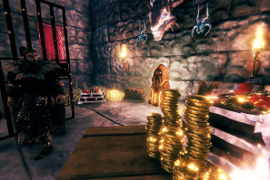 New stackable coins and coin piles featured in Valheim's Hearth and Home update