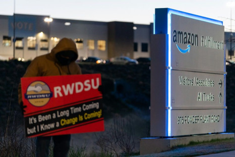 Workers voted in April on whether to unionize an Amazon warehouse in the US state of Alabama