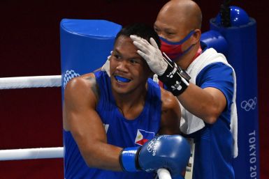 Eumir Marcial of the Philippines at Tokyo 2020