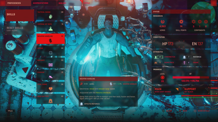 In The Ascent, players can equip their characters with a variety of augments to help increase their combat ability
