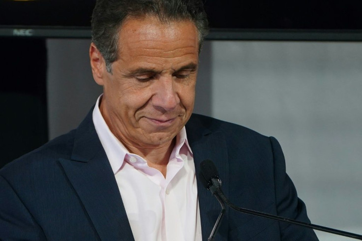 New York governor Andrew Cuomo, shown here in New York on June 9, 2021, has denied sexually harassing multiple women including employees