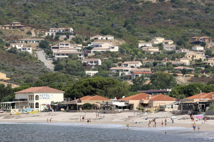 Health officials on Corsica (pictured July 2021) said they were providing more intensive care beds for Covid patients and mobilising medical staff as hospital occupancy in Bastia, one of the island's two main cities, passed 79 percent