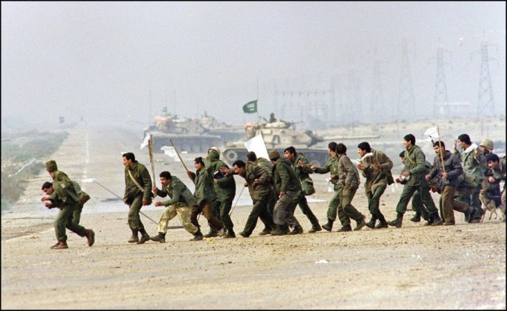 Iraqi forces were expelled from Kuwait by a US-led multinational force in February 1991