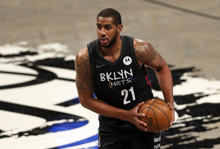  LaMarcus Aldridge #21 of the Brooklyn Nets