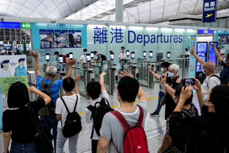 A new law in Hong kong grants the immigration chief powers to bar people from boarding planes to and from the city