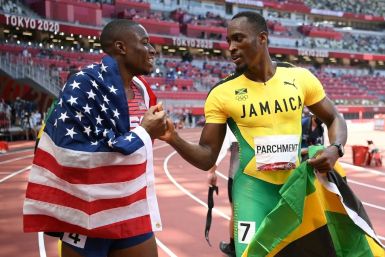 USA's 110 metres hurdles world champion Grant Holloway said he found the Olympic final too big an occasion as he finished second  behind Jamaica's Hansle Parchment on another bad session for the Americans at  track and field