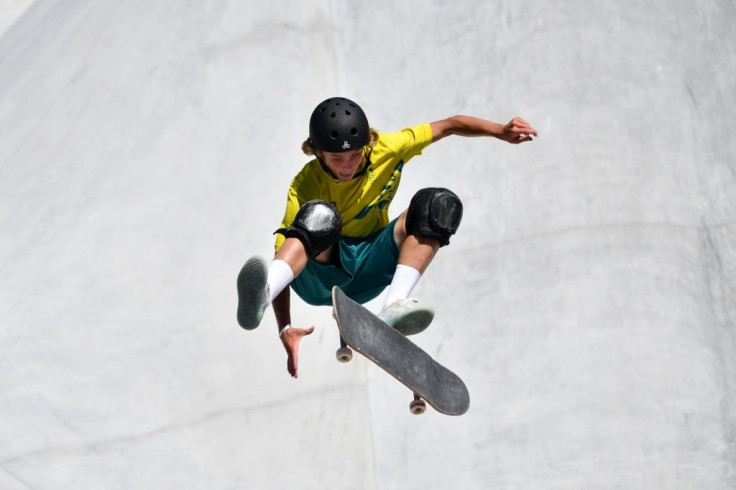 Australia's Keegan Palmer won the men's park skateboarding with a giant score