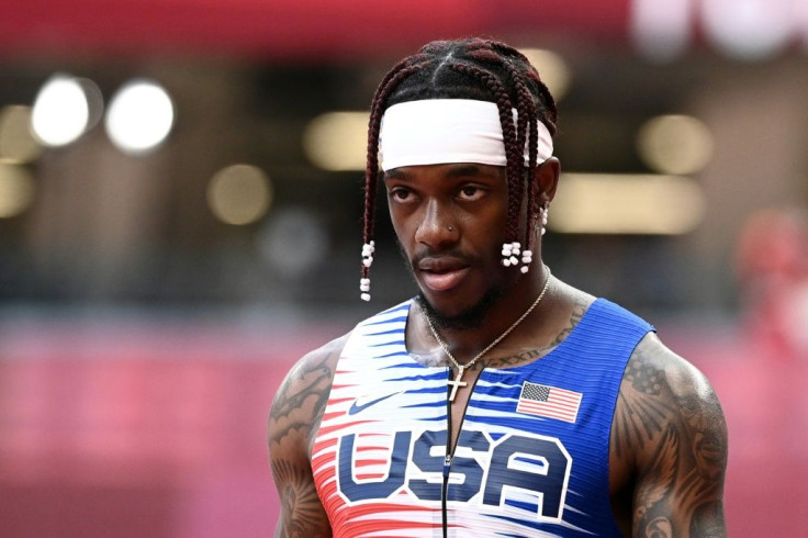 Cravon Gillespie was part of the USA's 4x100m relay team that failed to make the final