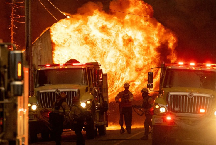 Winds of up to 35 mph fanned the flames of the Dixie Fire, the largest blaze in the California