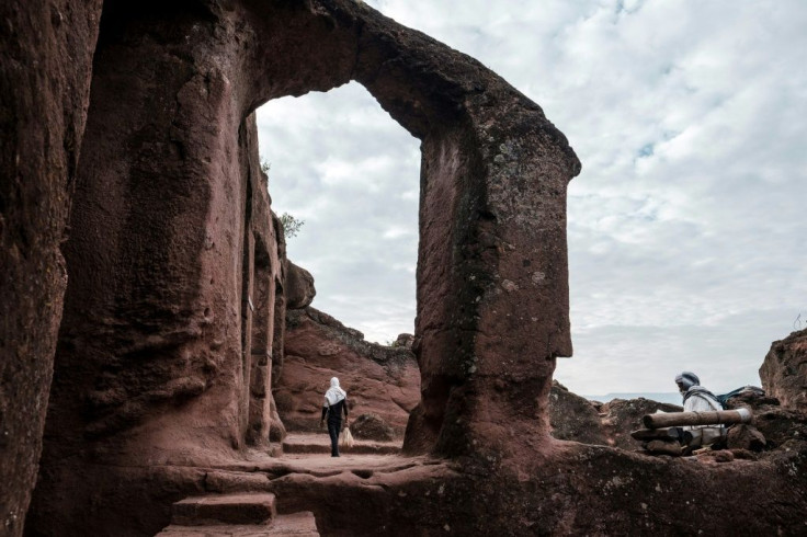 World heritage: The church of St. Mercurius is one of Lalibela's rock-hewn treasures (2019 file picture)
