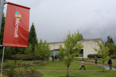 Microsoft's main campus in Redmond, Washington is seen in May 2017
