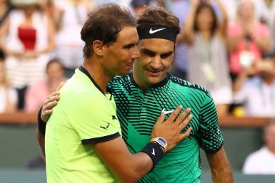 Old pals act: Roger Federer and Rafael Nadal first clashed in 2004
