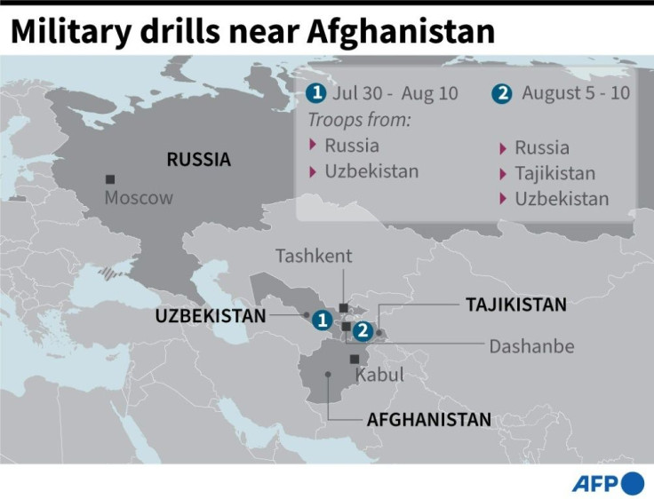 Military drills near Afghanistan